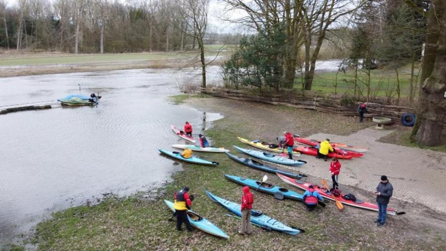 Einstieg beim Canu-Club Emsdetten